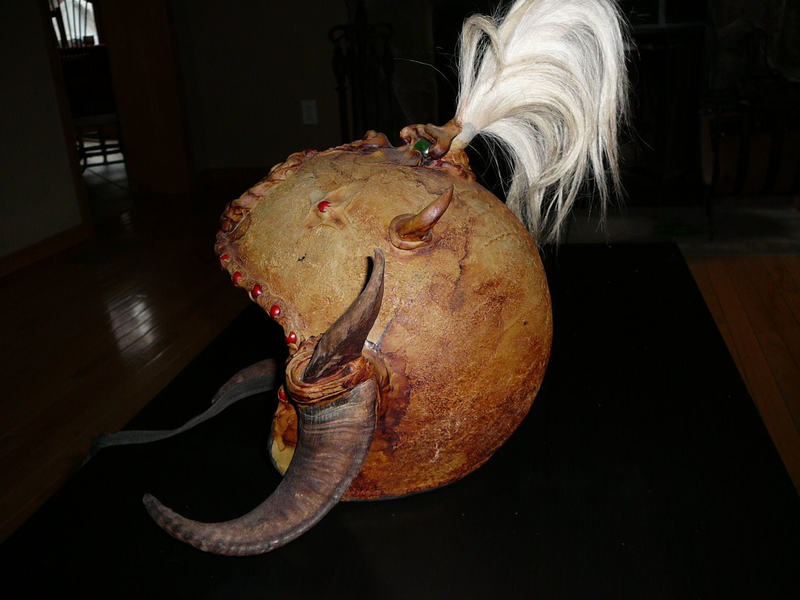 Illustration for article titled Spooky Motorcycle Helmets Are Spooky, Inexpensive